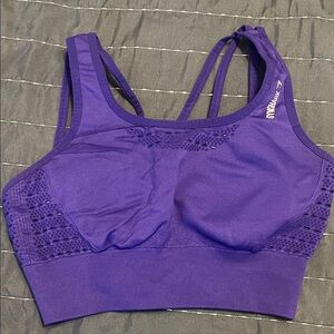 Gymshark Violet Lace Detail Sports Bra
